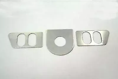 Ignition Switch Cover Set Chrome for Harley Davidson by V-Twin 42-0166