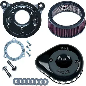 Air Cleaner Black Mounted Throttle By Wire - 16 1010-2324 S&S Cycle