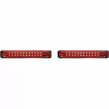 Custom Dynamics Saddlebag LED Lights Sequential Chrome/Red 2040-2585