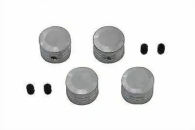 Head Bolt Cover Set Chrome for Harley Davidson by V-Twin