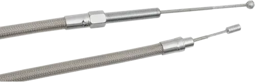 DRAG SPECIALTIES High-Efficiency Braided Stainless Steel Clutch Cable - Fits