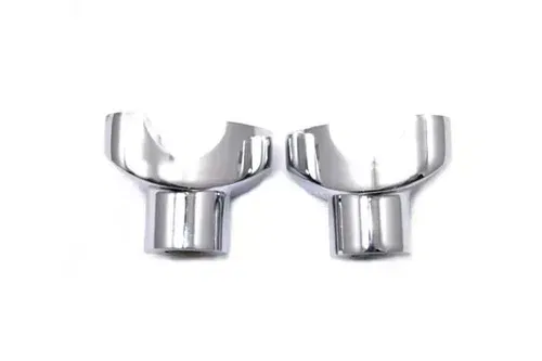 1.7" Buffalo Riser Set Chrome for Harley Davidson by V-Twin