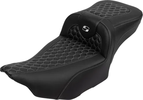 SADDLEMEN Roadsofa* Extended Fits Reach Seat - With Backrest - Honeycomb -