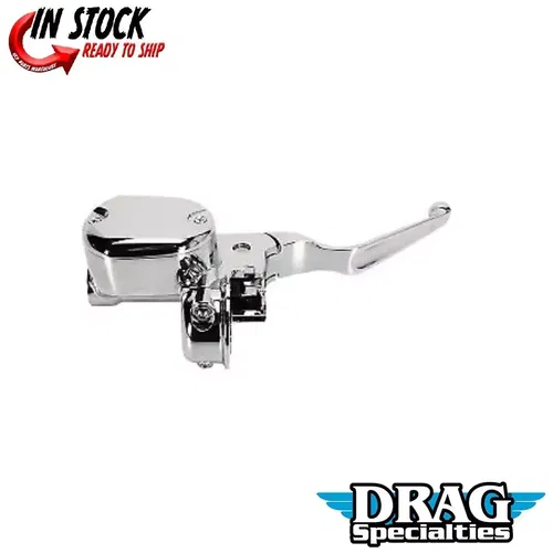 DragSpecialties 0610-0805 Chrome Replacement Handlebar ABS Master Cylinder