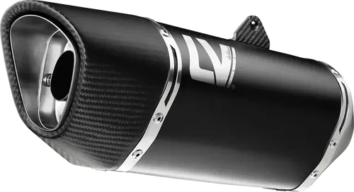 LEOVINCE Fits LV-14 R Slip-On MuffleR - Black Edition - Z/Ninja 400/500 15607BU