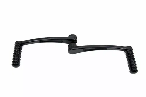 Black Heel Toe Shifter Lever Set for Harley Davidson by V-Twin