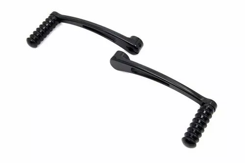 Black Heel Toe Shifter Lever Set for Harley Davidson by V-Twin