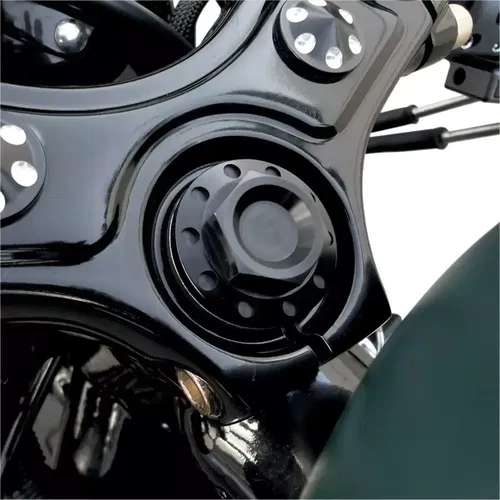 Joker Machine Clear Anodized Steering Stem Bolt Harley Sportster XL FXR Dyna
