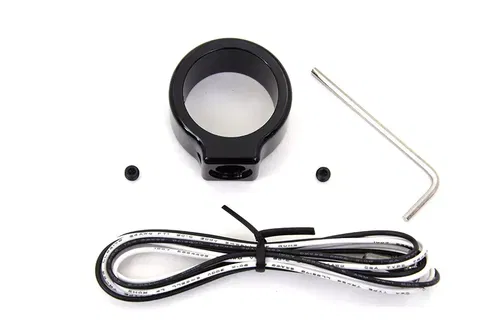 Black Single Handlebar Button Switch Kit fits Harley-Davidson 32-1542