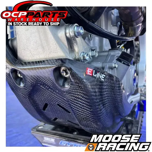 NEW MOOSE RACING CARBON FIBER SKID PLATE 2023-2024 YAMAHA YZ 250 450 F FX