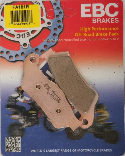 EBC R Series Long Life Sintered Brake Pads FA181R