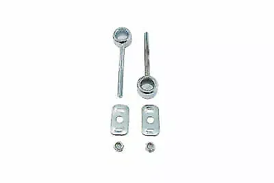 Zinc Rear Axle Adjuster Set for Harley Davidson by V-Twin