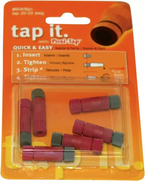 Custom Dynamics Posi-Lock Wire Connectors 6-Pack 20-22 Gauge 604 2120-0548