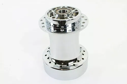 Front Wheel Hub Chrome for Harley Davidson by V-Twin