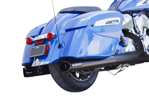 S&amp;S CYCLE 4" Broadhead Slip-On Mufflers - Slash Cut - Black Fits 550-1075