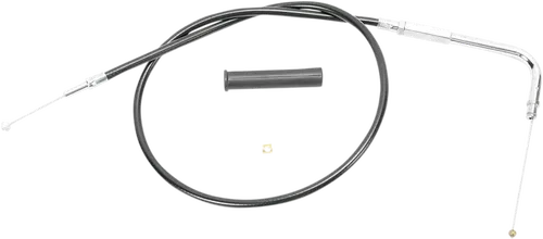 DRAG SPECIALTIES Black Vinyl Throttle Cable - 37" 4332506B