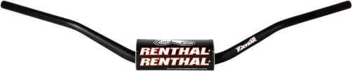 RENTHAL Fatbar* Handlebar - 843 - Flat Track 130 - Black Fits 843-01-BK