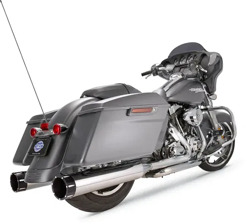 S&amp;S CYCLE Fits 4-1/2" MK45 Performance Mufflers - Black Tracer 550-0668
