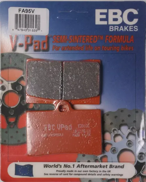 EBC R Series Long Life Sintered Brake Pads FA95V