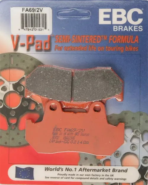 EBC Semi-Sintered V Brake Pads FA69/2V