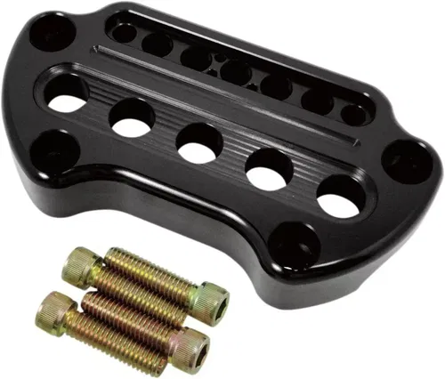 Joker Machine Handlebar Riser Top Clamp 2006-17 Harley Dyna 1993-17 XL Black
