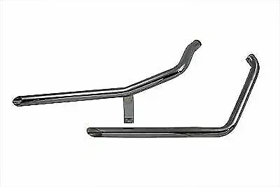 V-Twin Exhaust Drag Pipe Set Slash Cut Ends 30-3015