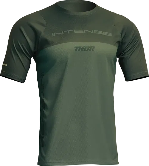 THOR Intense Assist Censis Short-Sleeve Jersey - Forest Green - 2XL 5020-0215