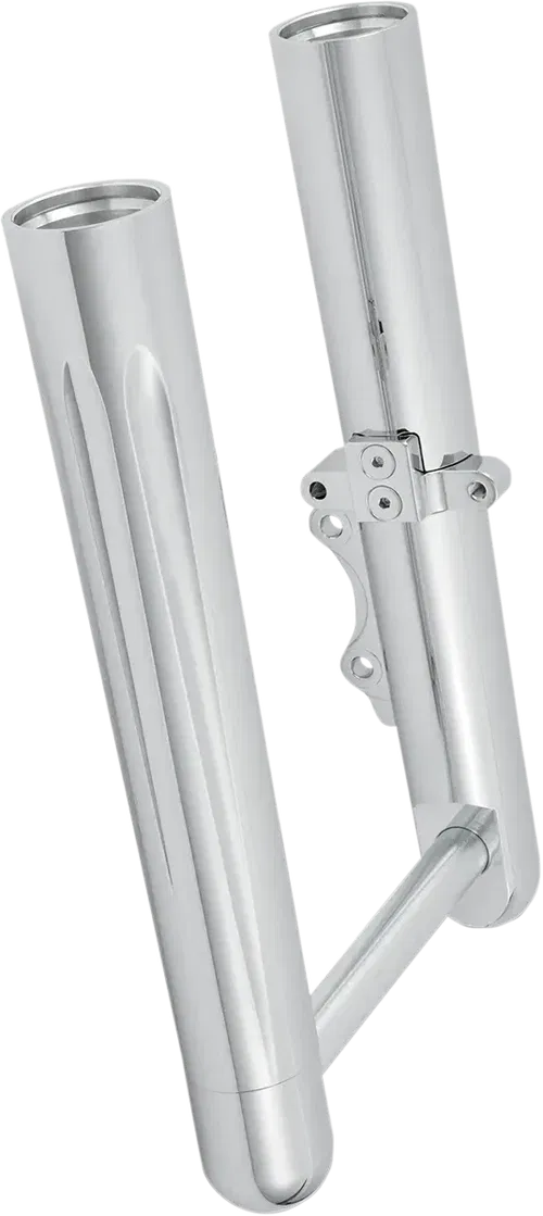 ARLEN NESS Fork Legs - Chrome - Deep Cut - Dual Disc - Deep Cut - Fits '00-'07