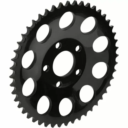 49-Tooth .46" Dished Black Rear Wheel Chain Sprocket - Harley FXR Big Twin XL