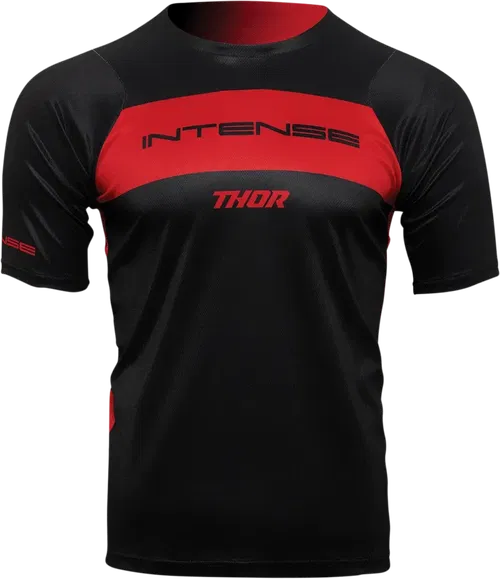 THOR Intense Assist Fits Dart Short-Sleeve Jersey - Black/Red - XS 5120-0150