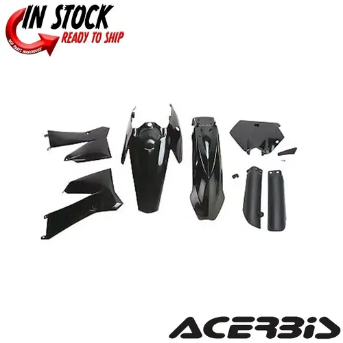 Acerbis Full Plastic Kit Black KTM 85SX 2003-2012 105SX 2004-2011