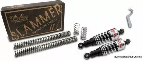 Burly Brand Chrome Front Rear Lowering Slammer Kit 88-03 Harley Sportster XL