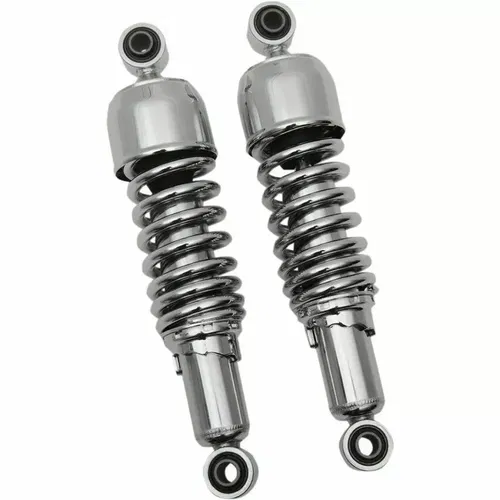 Drag Specialties 13" Chrome Replacement Shocks for 2004-2017 Harley Sportster