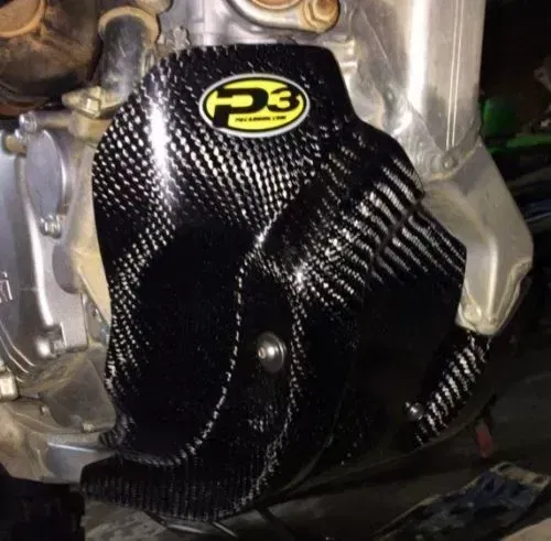 P3 Carbon Fiber Skid Plate For Kawasaki KX 250 F 09-16