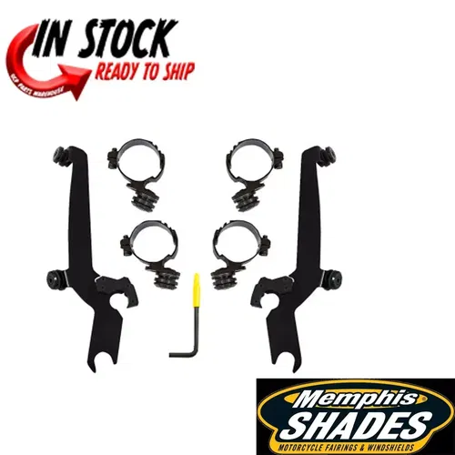MEMPHIS SHADES TRIGGER LOCK MOUNTING KIT BLACK HONDA 21-23 REBEL 1100 MEB2066