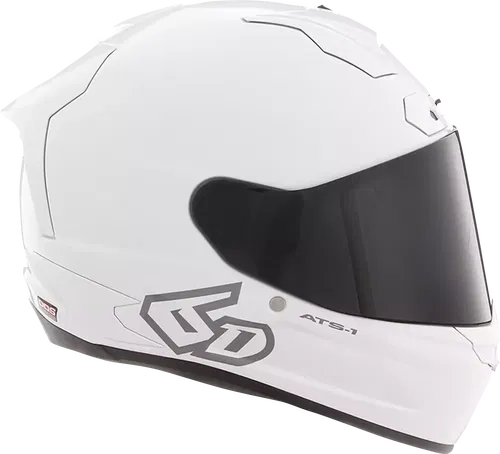 6D HELMETS ATS-1R Solid Helmet MOTOCROSS 2XL Gloss White