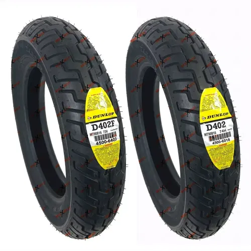 Dunlop D402 MT90B16 Front and Rear Motorcycle Tire Set Harley-Davidson MT 90 16
