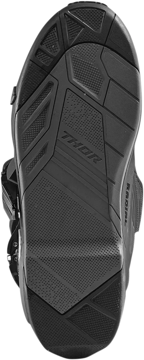 THOR Radial Boots Fits Replacement Outsoles - Black/Gray - Size 11 3430-0892