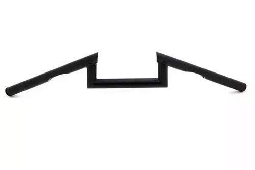 2-1/2" Mini Z Handlebar with Indents Black for Harley Davidson by V-Twin