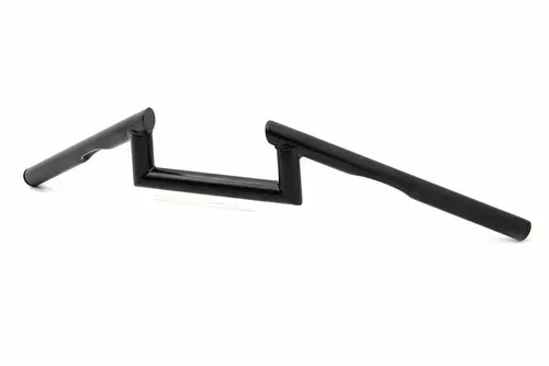 2-1/2" Mini Z Handlebar with Indents Black for Harley Davidson by V-Twin