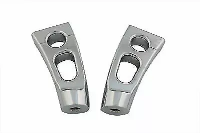 4-1/4" Switchback Chrome Riser Set for Harley Davidson by V-Twin
