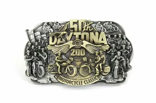 50th Daytona Belt Buckle for Harley Davidson by V-Twin