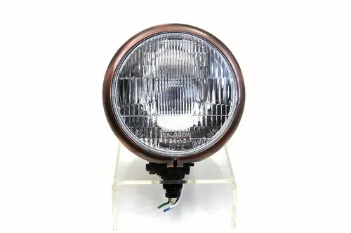 5-3/4" Black Headlamp for Harley Davidson by V-Twin