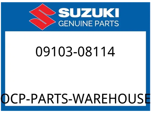 Suzuki OEM Part 09103-08114 BOLT (8X100)