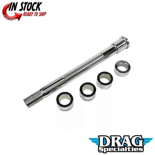 Drag Specialties 0214-1979 Chrome Front Axle Kit