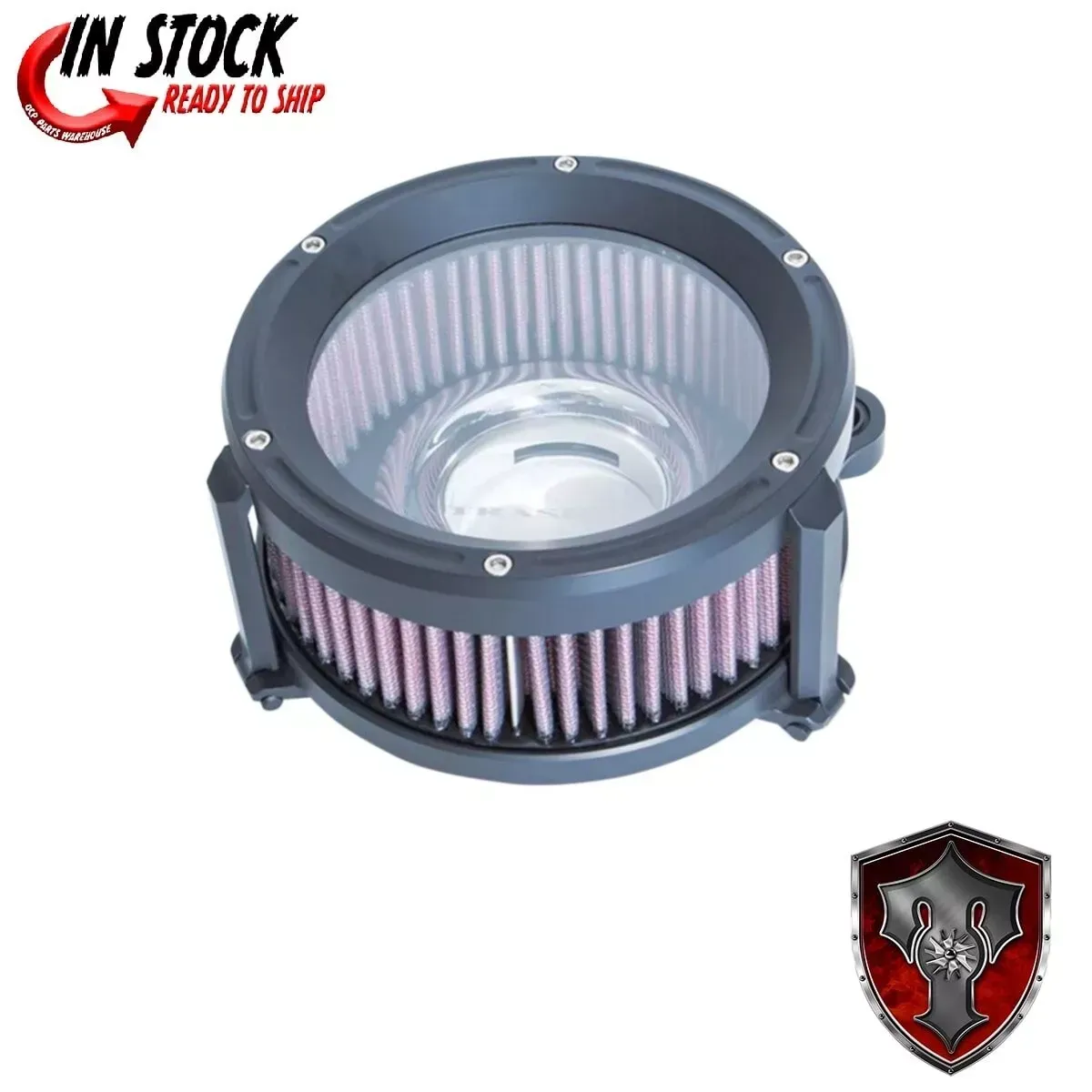 Trask Performance Air Cleaner Assault Black Throttle By Wire 1010-2266