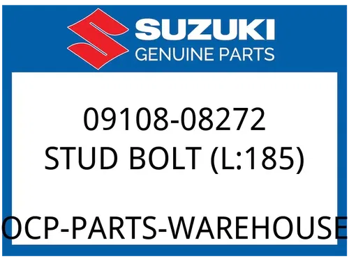 Suzuki OEM Part 09108-08272 BOLT,STUD (8X185)