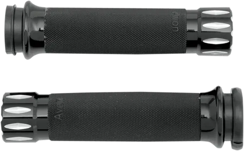 AVON GRIPS Rival Fits Custom Grips - TBW - Black CC-86-AN-FL-RIV