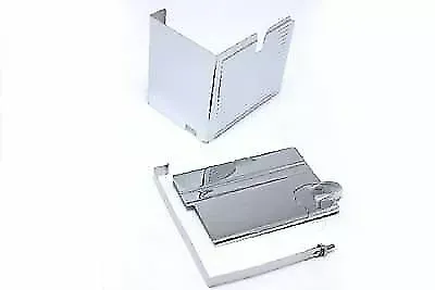 Battery Cover Kit Chrome Ribbed  by V-Twin 1967-1978 Harley XLH