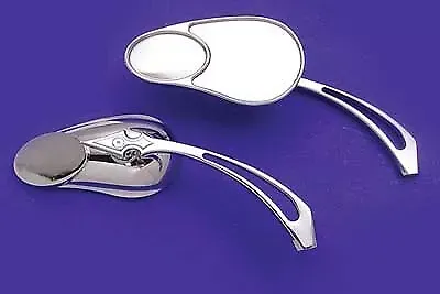 Split Vision Mirror Set for Harley Davidson by V-Twin
